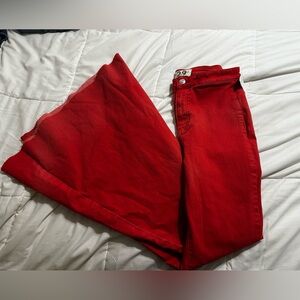 We the Free red flare denim